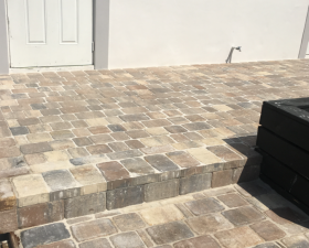 Landscape Paver Installation in Miami 1