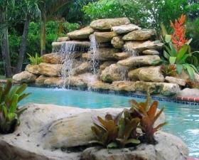 Waterfall Design by Landscape Designer